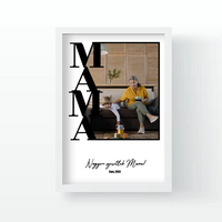 Egy képes Mama falikép keretben