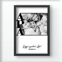 Egy képes Apa falikép keretben