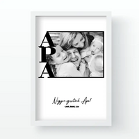 Egy képes Apa falikép keretben