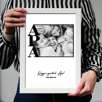 Egy képes Apa falikép keretben