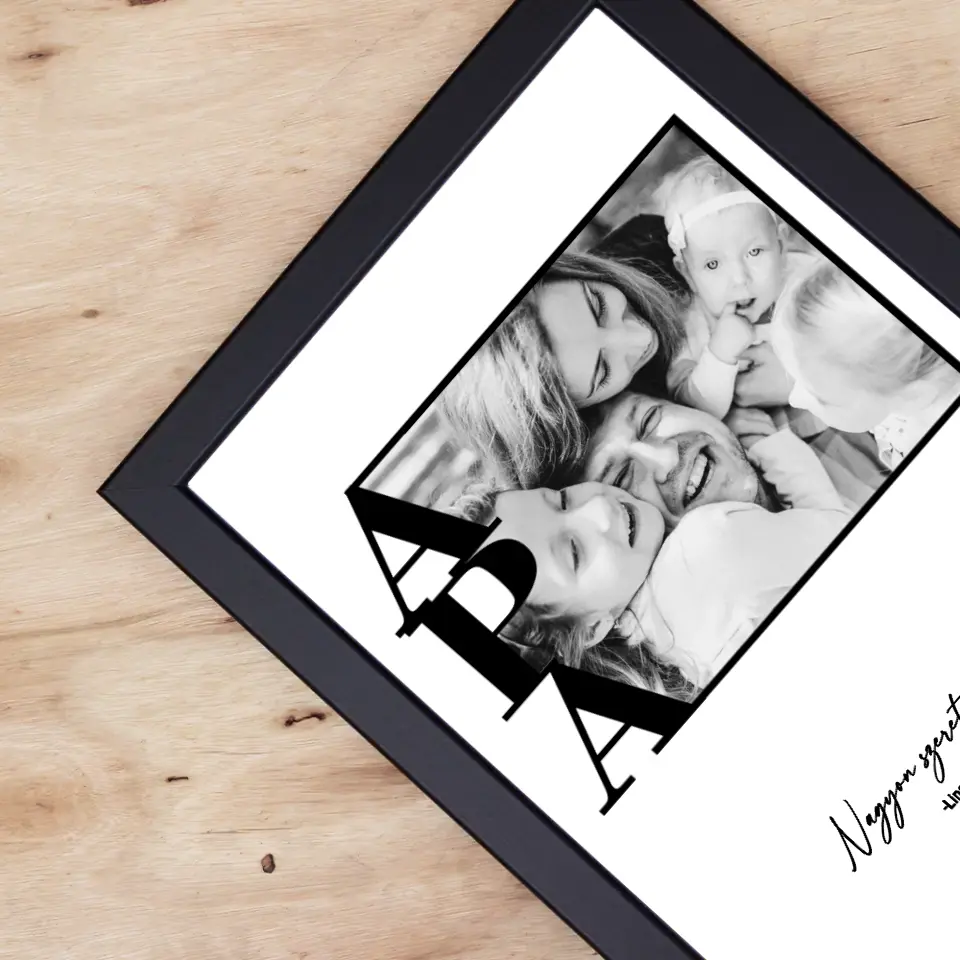 Egy képes Apa falikép keretben