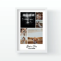 Fotómontázs falikép felirattal