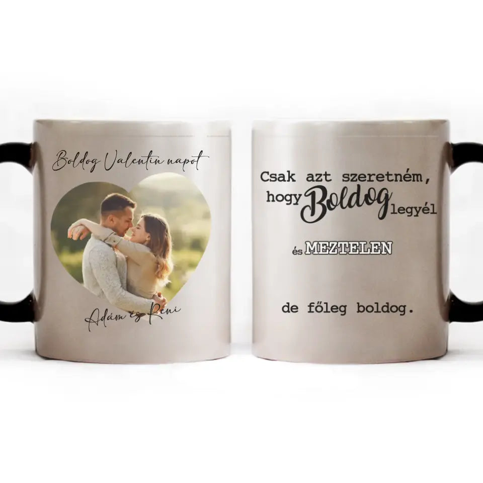 Csak azt szeretném, hogy... Valetnin napi bögre fényképpel