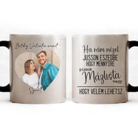 Piszok mázlista Valentin napi bögre fényképpel