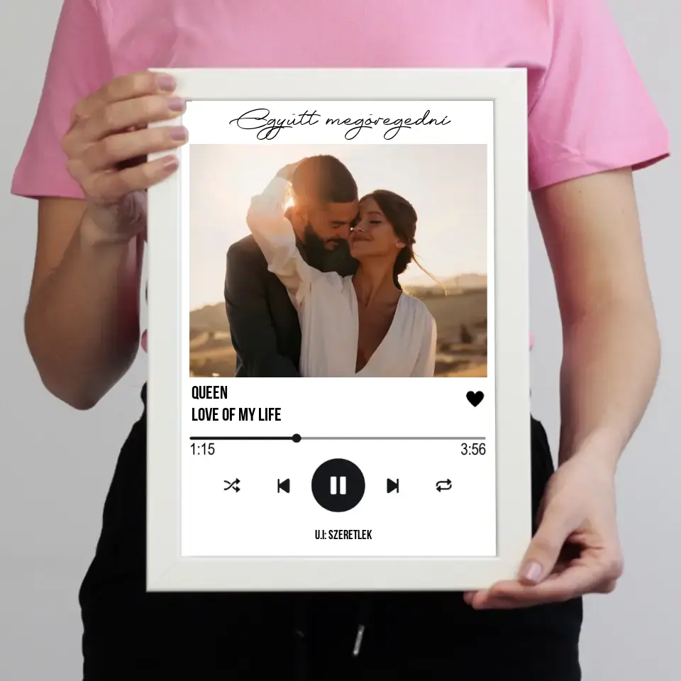 A közös dalunk Valentin napi falikép 1 képpel