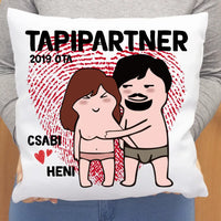 Tapipartner szerkeszthető karakteres valentin napi párna