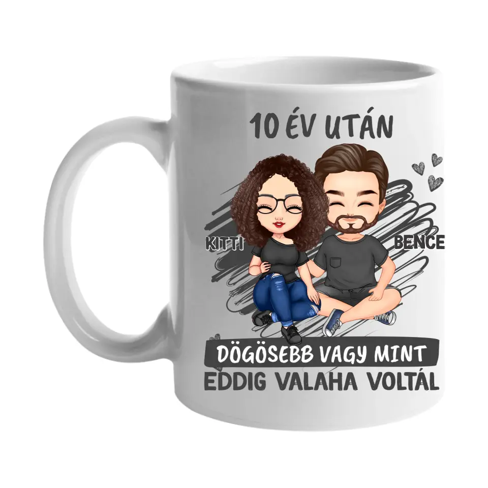 Dögösebb mint valaha szerkeszthető karakteres valentin napi bögre