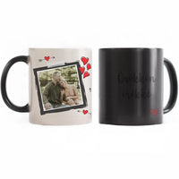 Valentin napi szíves egyedi képes bögre