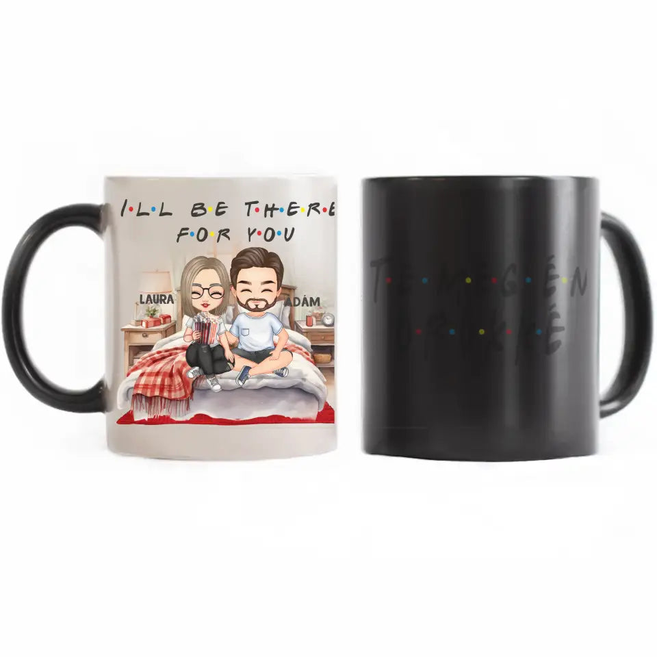 I'll be there for you bögre szerkeszthető karakterekkel pároknak