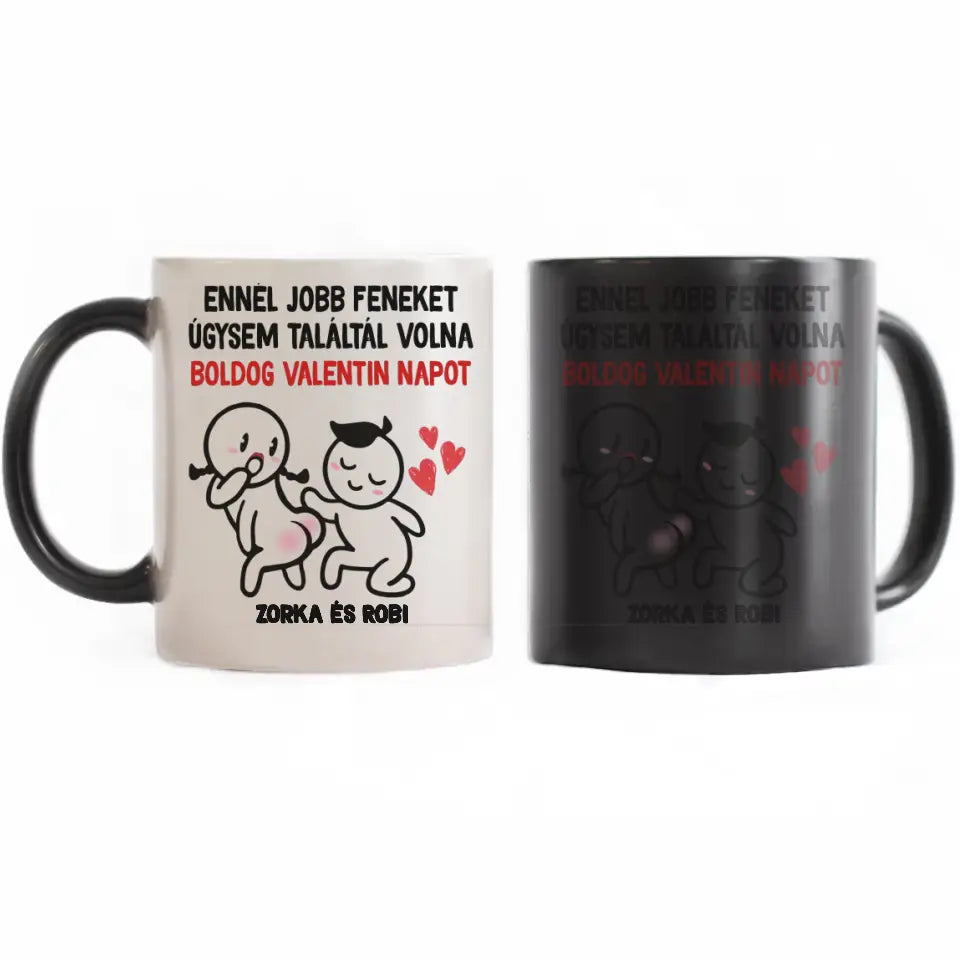 Ennél jobbat vicces valentin napi bögre választható mintával