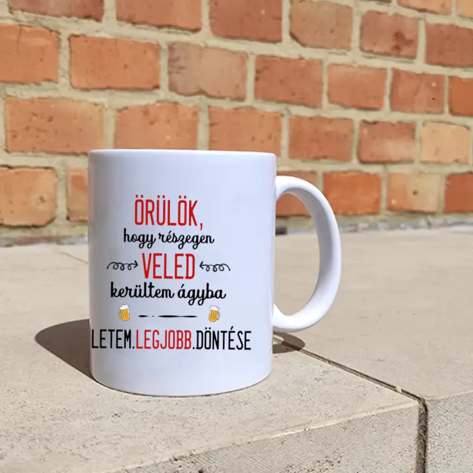 Életem legjobb döntése bögre