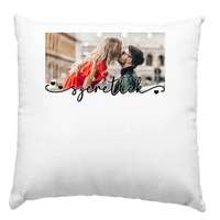 Love feliratos párna egyedi képpel