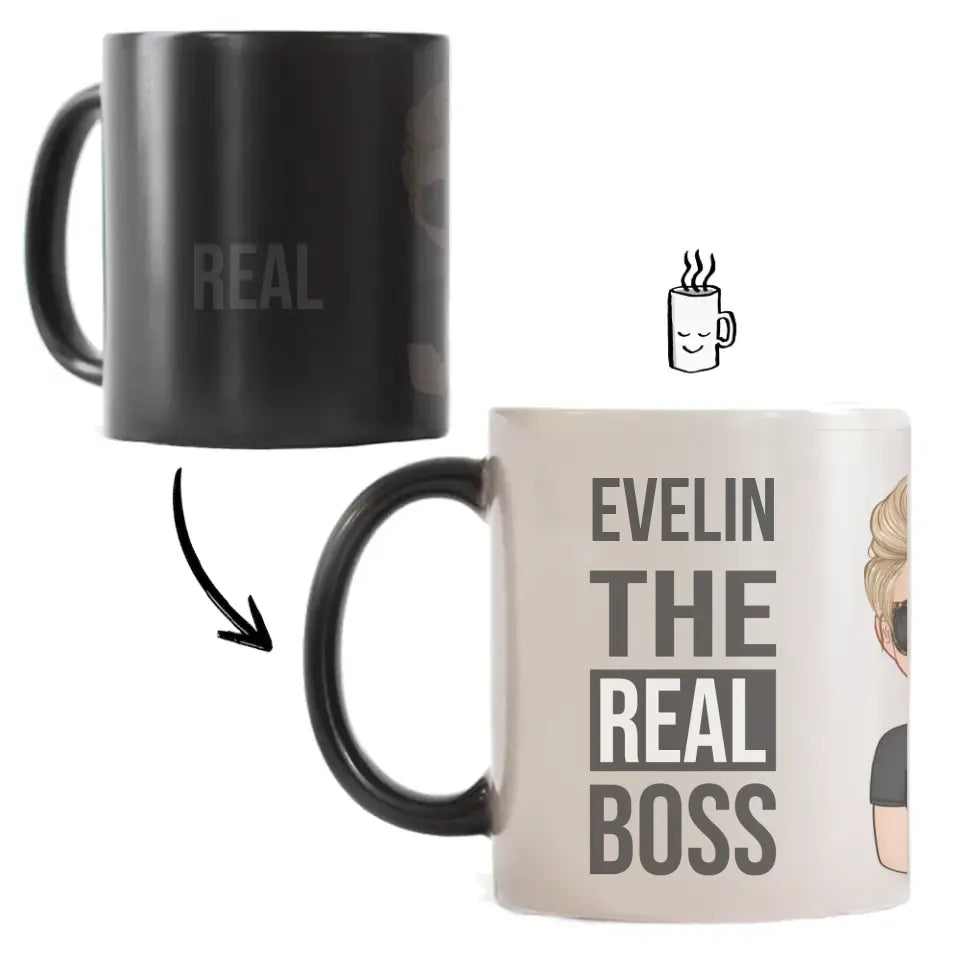 The real boss szerkeszthető karakteres bögre