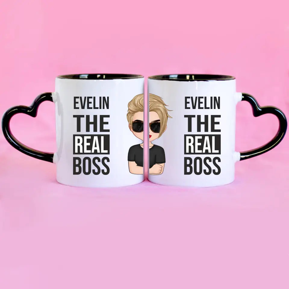 The real boss szerkeszthető karakteres bögre