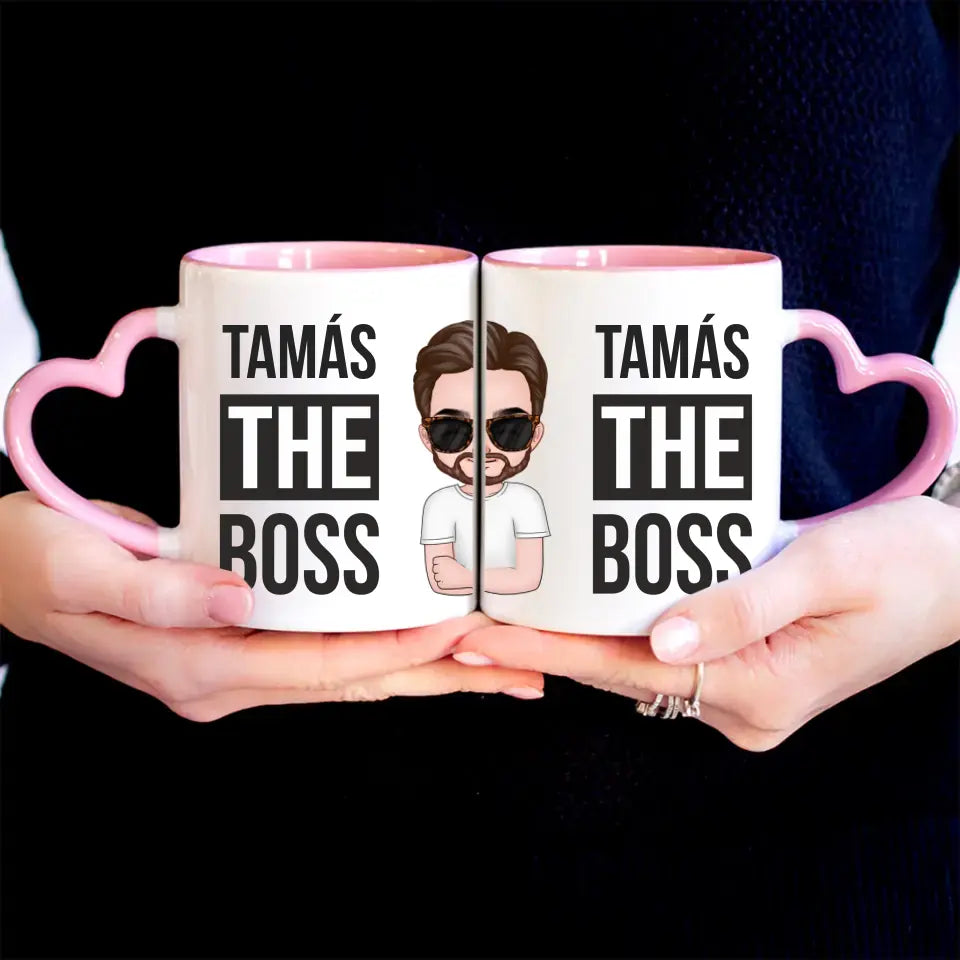 The boss szerkeszthető karakteres bögre