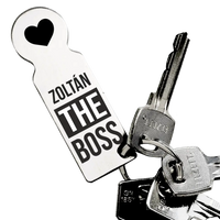 Bevásárló kocsi érme egyedi névvel - the boss