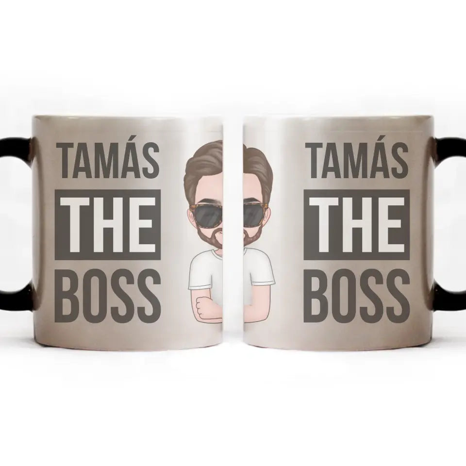 The boss szerkeszthető karakteres bögre