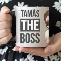 The boss szerkeszthető karakteres bögre