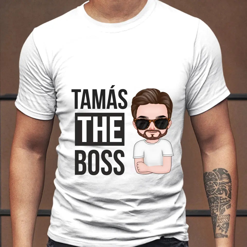 The Boss Cuki karakteres férfi póló