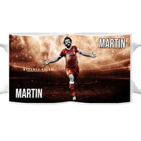 Mohamed Salah Liverpool ajándék bögre egyedi névvel