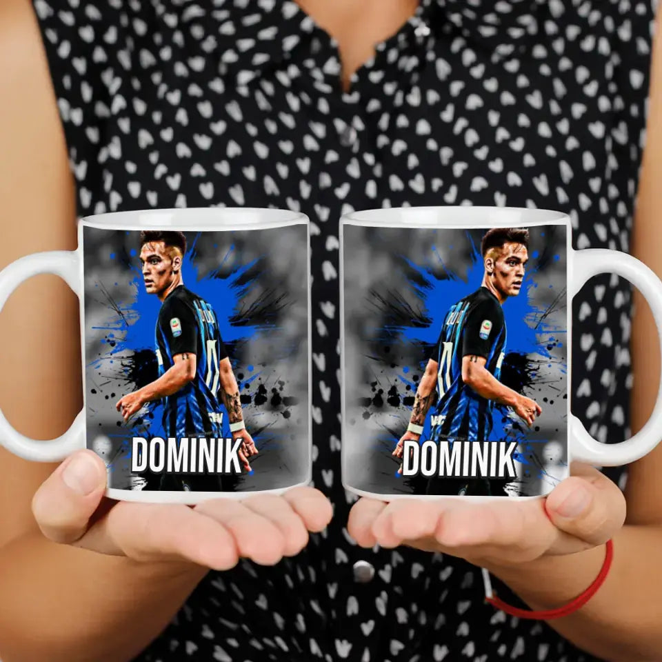 Lautaro Martinez Inter egyedi ajándék bögre névvel