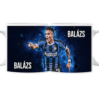 Lautaro Martinez Inter ajándék bögre egyedi névvel