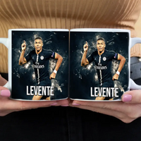 Kilian Mbappé Paris Saint-Germain egyedi ajándék bögre névvel