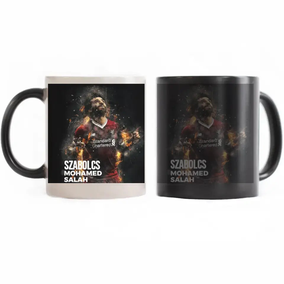 Mohamed Salah Liverpool egyedi neves bögre