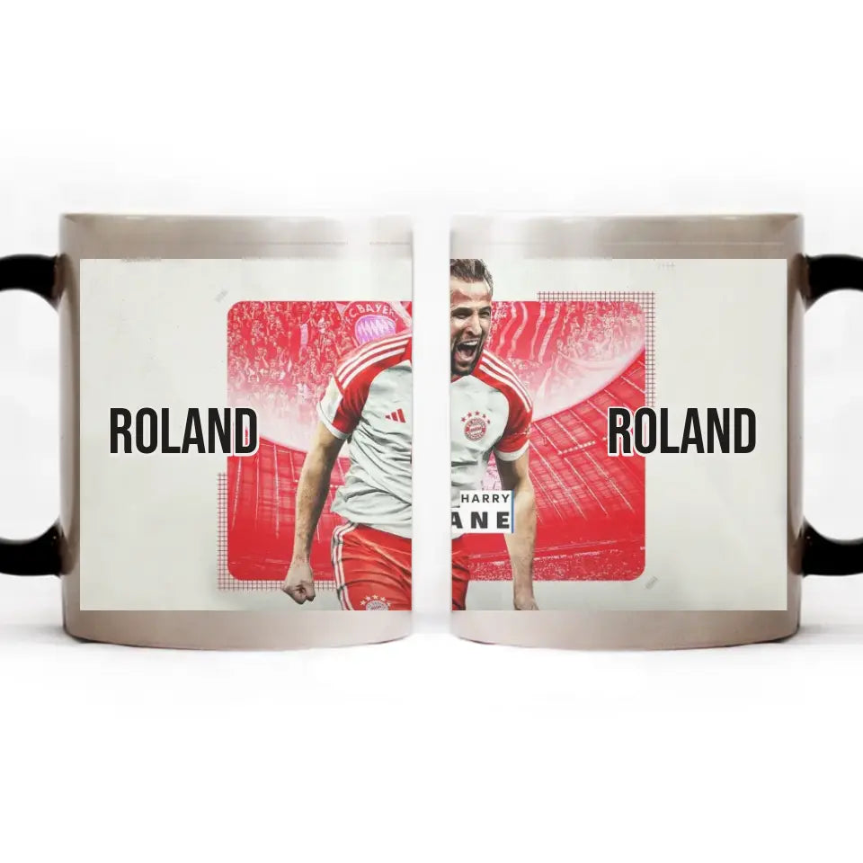 Egyedi neves focis bögre Harry Kane - Bayern Munich