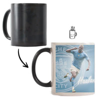 Egyedi neves focis bögre Erling Haaland - Manchester City