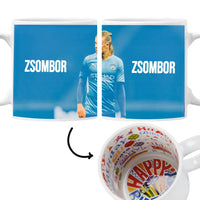 Erling Haaland - Manchester City egyedi ajándék bögre névvel