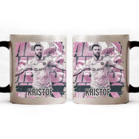 Egyedi neves focis bögre Messi Miami