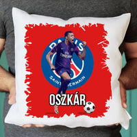 Kilian Mbappé egyedi neves párna 