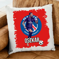 Kilian Mbappé egyedi neves párna 