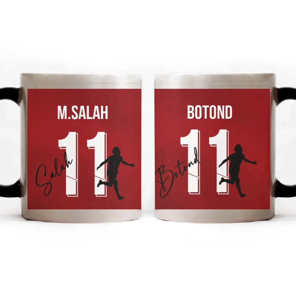 M.Salah bögre szerkeszthető feliratokkal