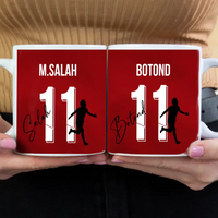 M.Salah bögre szerkeszthető feliratokkal