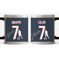 Mbappe bögre szerkeszthető feliratokkal