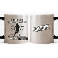 Csak a legjobbak lesznek focisták, egyedi neves bögre