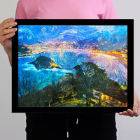 Spanyolországi nyaralás emlékőrző fekvő falikép