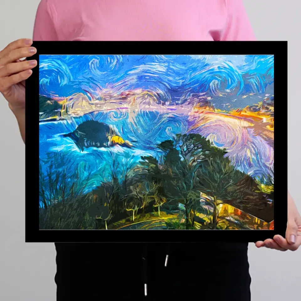 Spanyolországi nyaralás emlékőrző fekvő falikép