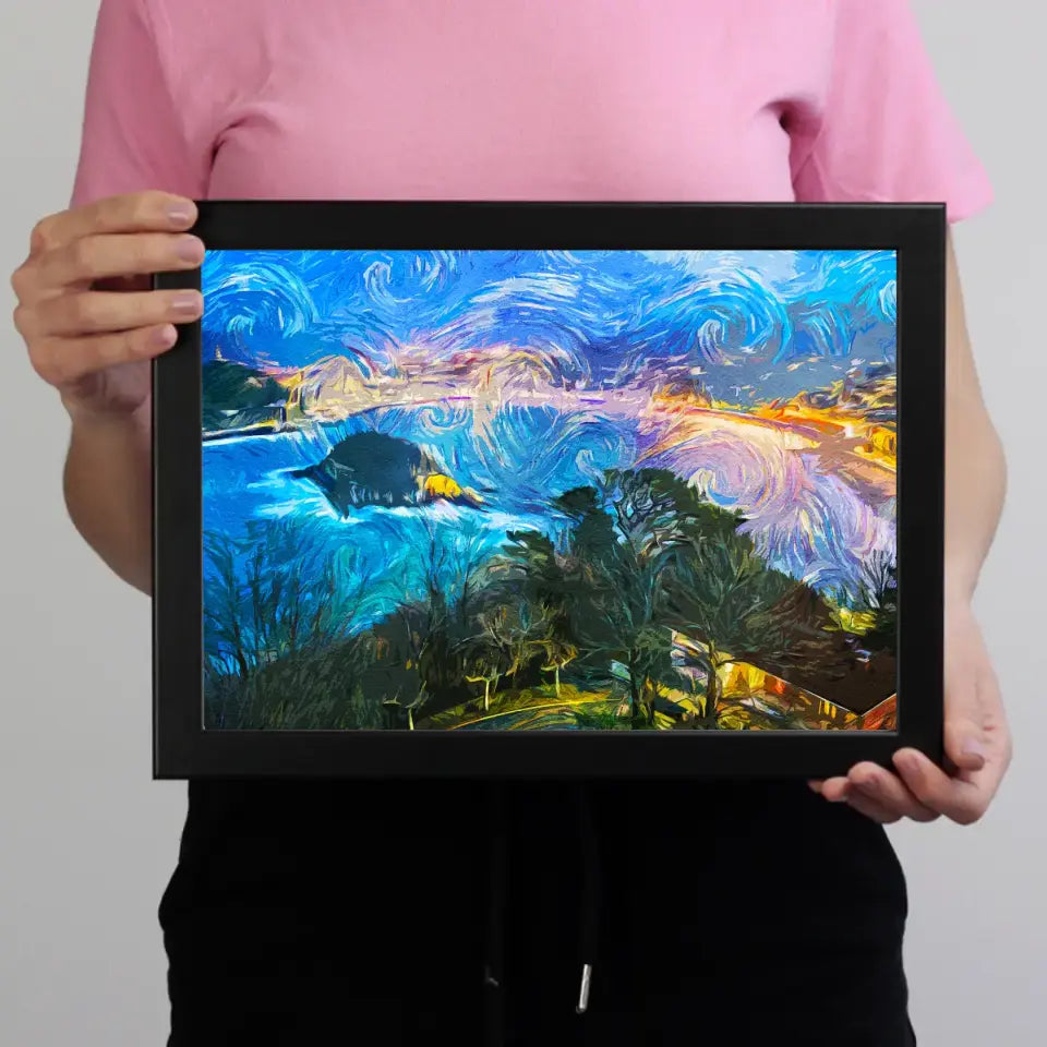 Spanyolországi nyaralás emlékőrző fekvő falikép