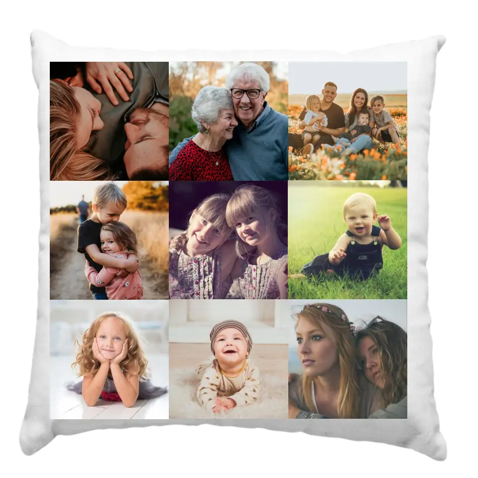 Egyedi fényképes párna 9 képpel