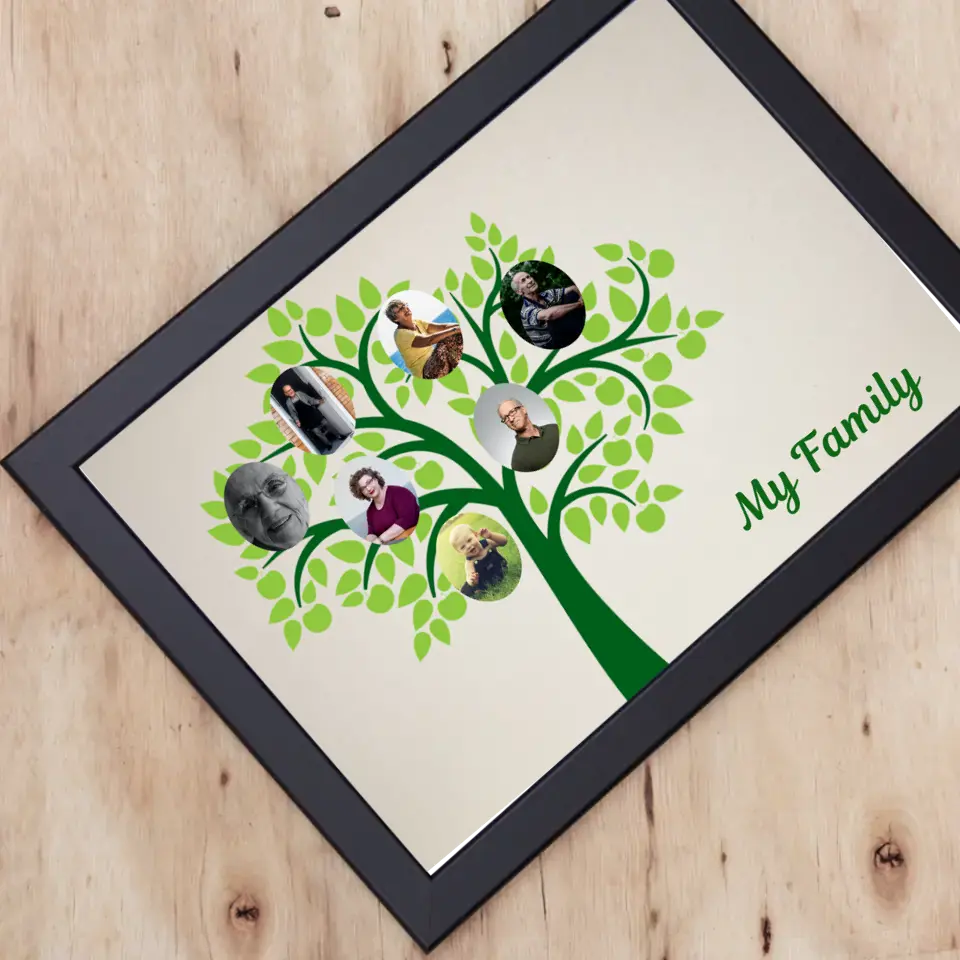 Családfa falikép