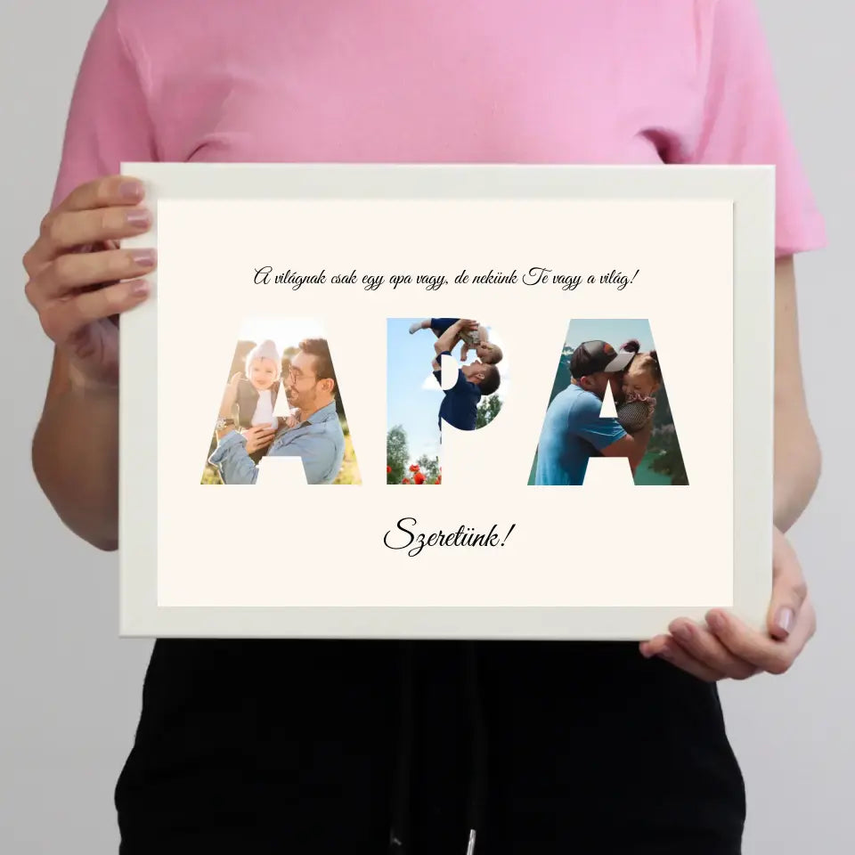 Apa feliratos falikép