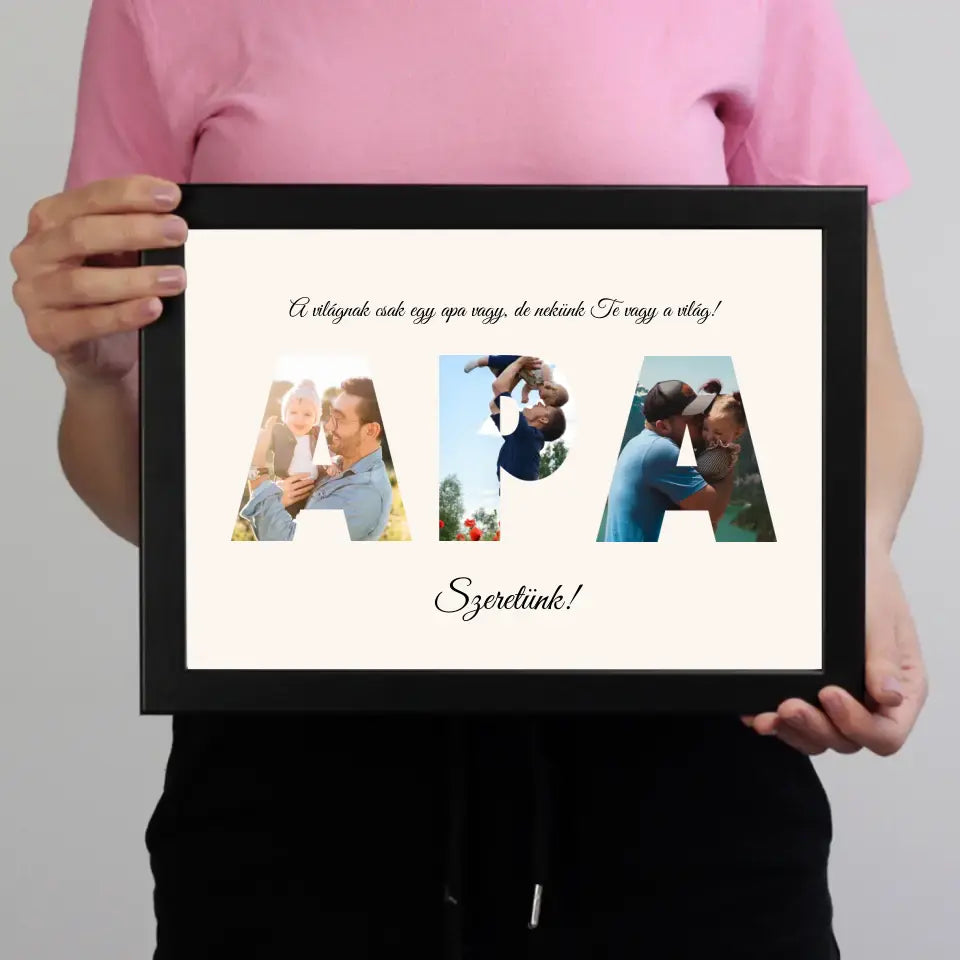 Apa feliratos falikép