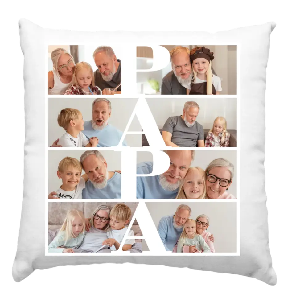 Papa - párna saját képpel
