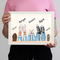 Tornacipős falikép