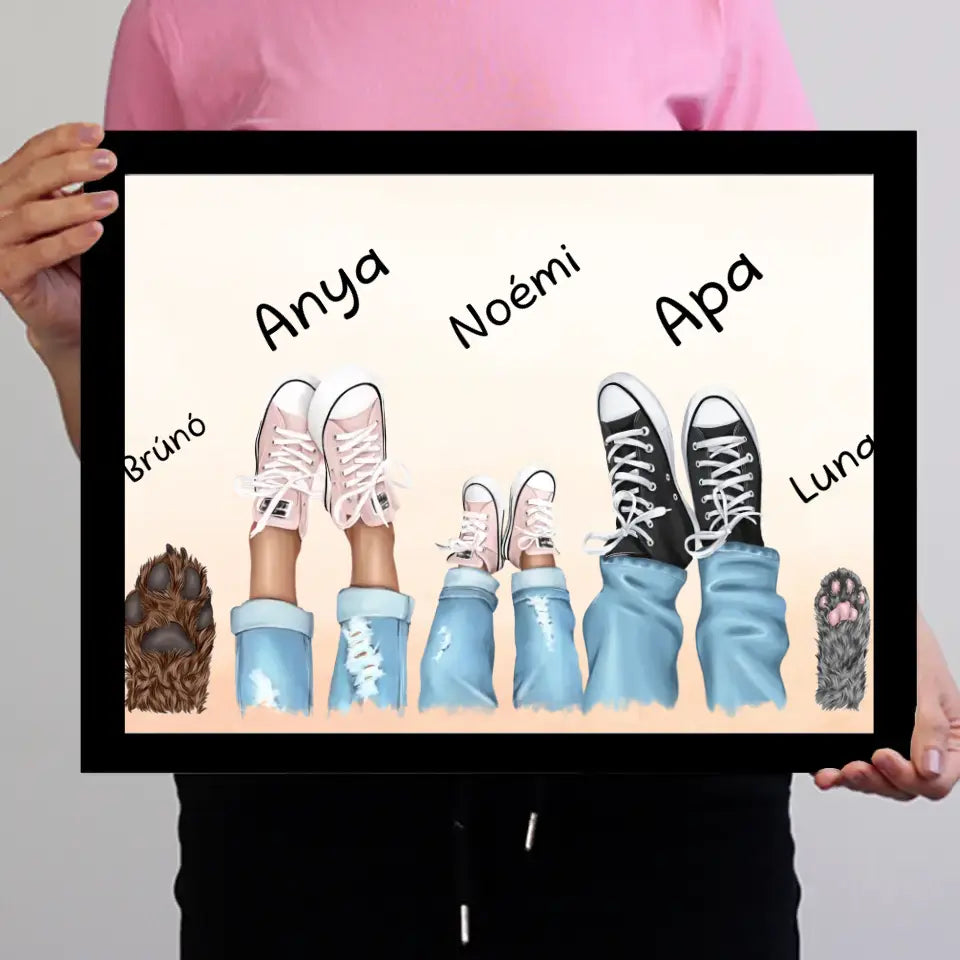 Tornacipős falikép