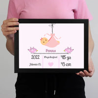 Megérkeztem! babás falikép