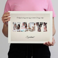 Nagyi feliratos falikép